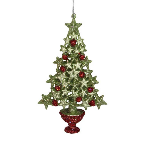 Gisela Graham Glitter Star Tree image 0