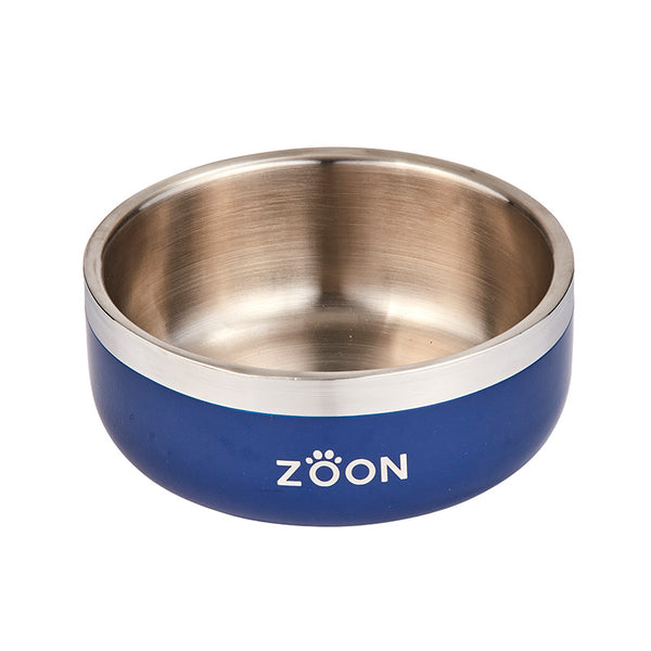 Zoon ThermaBowl Dog Bowl in Navy image 1