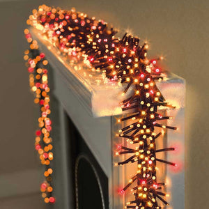 Premier 2000 Multi-Action LED CLUSTERBRIGHTS with Timer - Red & Vintage Gold image 0