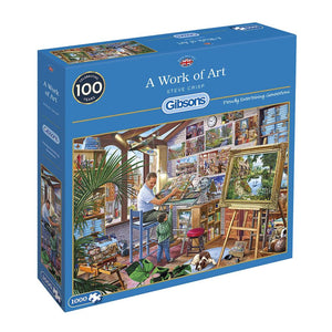 Gibsons A Work of Art 1000 Piece Jigsaw Puzzle image 1