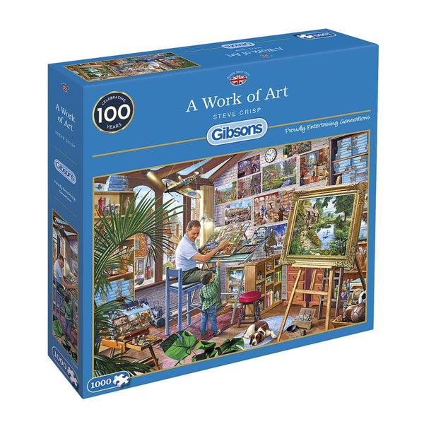 Gibsons A Work of Art 1000 Piece Jigsaw Puzzle image 1