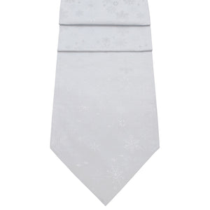 Peggy Wilkins Snow Crystal Table Runner - White image 0