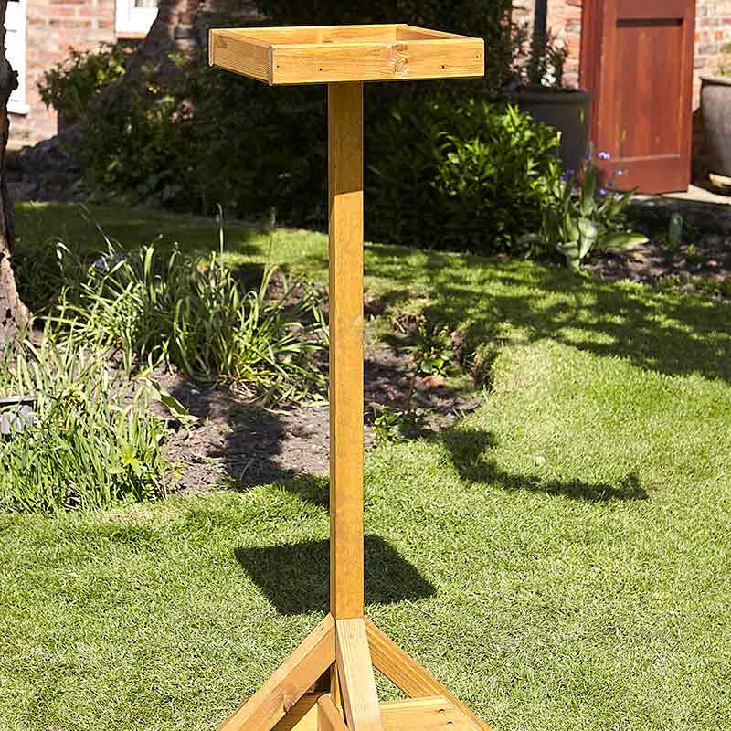 Tom Chambers Platform Handcrafted Bird Table image 0