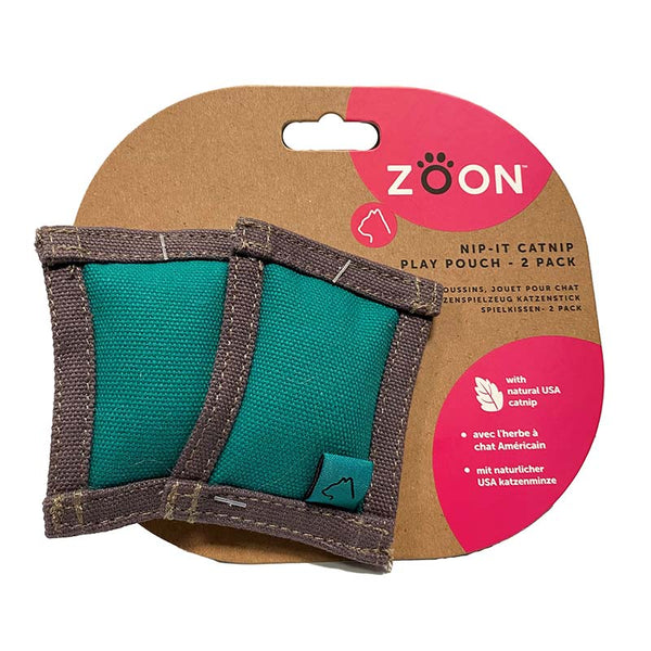 Zoon Nip-it Catnip Play Pouch 2 Pack image 0