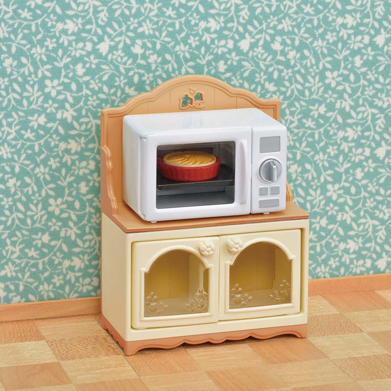 Sylvanian Families Microwave Cabinet Set image 0