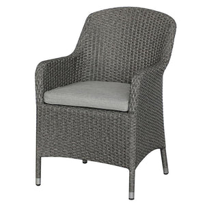Bramblecrest Tetbury Bistro Set in Pewter Weave image 3