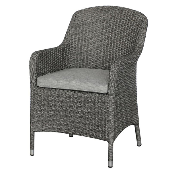 Bramblecrest Tetbury Bistro Set in Pewter Weave image 3