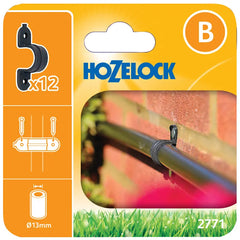 Hozelock 13mm Wall Clips (Pack of 12) image 0
