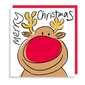 Lucilla Lavender Rudolf Christmas Card image 0