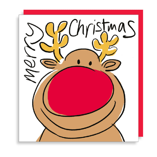 Lucilla Lavender Rudolf Christmas Card image 0