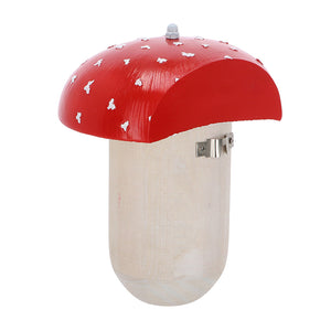Fallen Fruits Fly Agaric Wooden Nest Box image 3