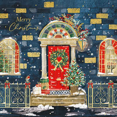 Ling Design Luxury Christmas Cards - Presents On The Doorstop (Pack of 5) image 0