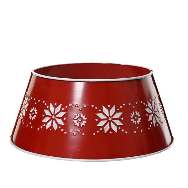 Everlands Red Iron Tree Ring with Stars - Large image