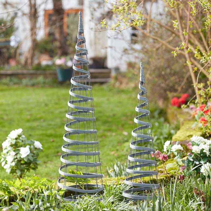 Smart Garden Slate Faux Rattan Obelisk image 0