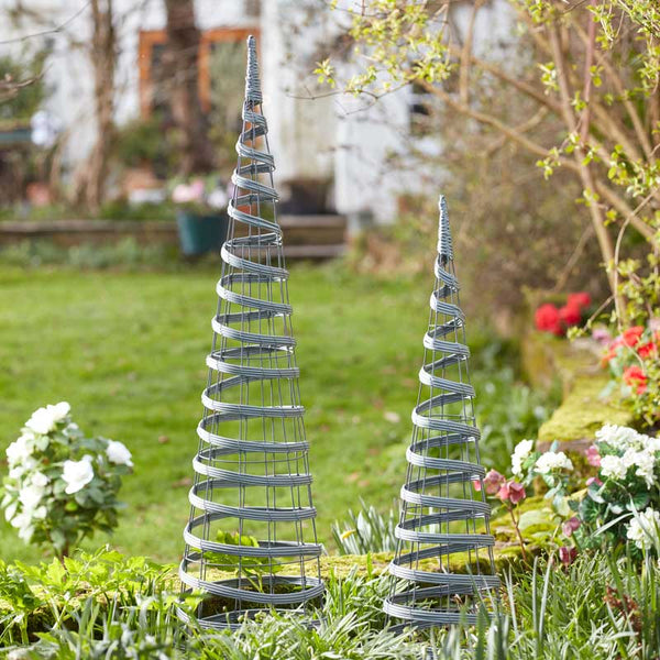 Smart Garden Slate Faux Rattan Obelisk image 0