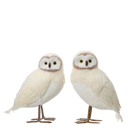 Decoris Faux Fur Owl (Assorted Designs) image 0