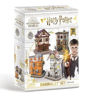 Harry Potter Diagon Alley 4 in 1 Jigsaw Puzzle Set image 2