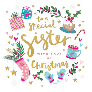 Rachel Ellen Special Sister Christmas Card image 0