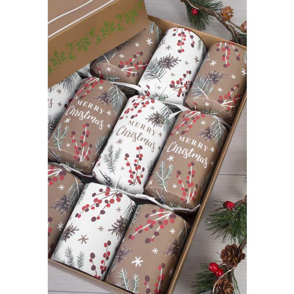 Harvey & Mason 8 Premium Eco Christmas Crackers image 1