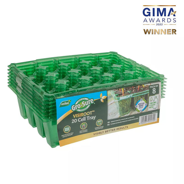 Gro-Sure Visiroot Cell Trays (Packs of 8) - 20 Cells image