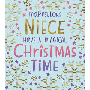 Pigment Marvellous Niece Christmas Card image 0