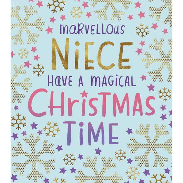 Pigment Marvellous Niece Christmas Card image 0
