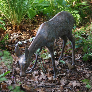 Home & Garden UK Stag & Doe Garden Statue Set - Large image 2