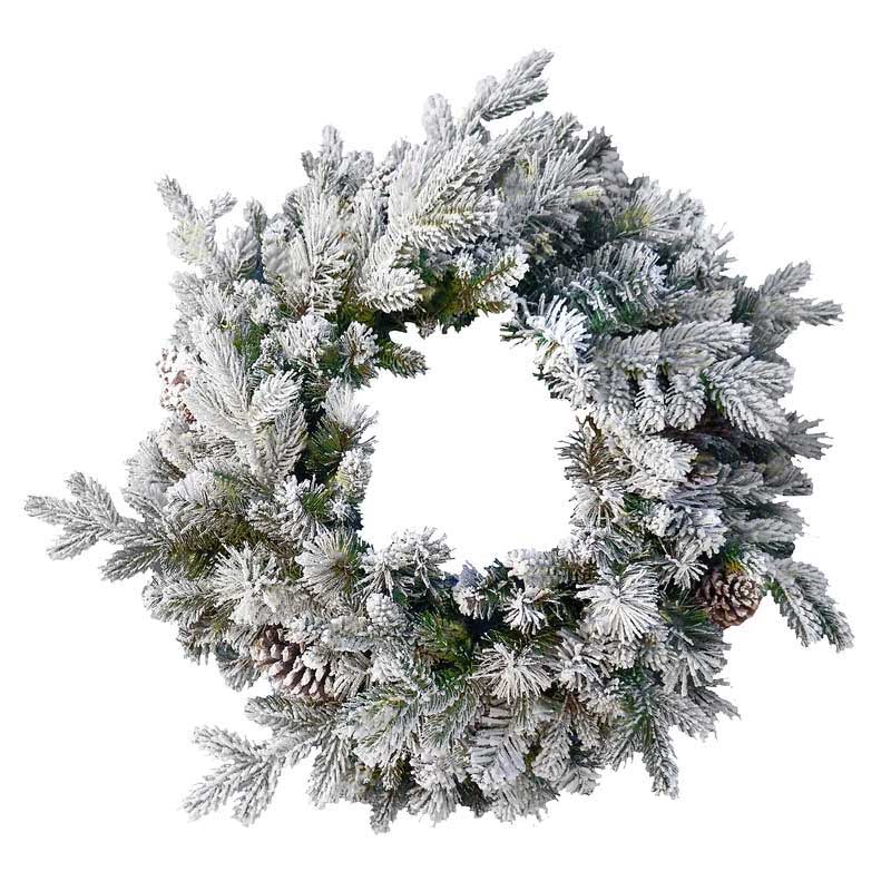 National Tree Snowy Dorchester Christmas Wreath image 0
