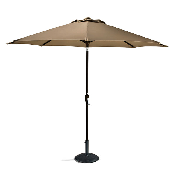 Hartman Amalfi 4 Seat Round Garden Dining Set in Bronze with 2.5m Parasol &amp; 15kg Base image 5