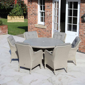 Orchard Life Victoria 6 Seat Dining Set with 140cm Round Table