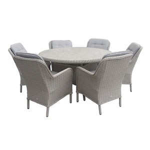 Orchard Life Victoria 6 Seat Dining Set with 140cm Round Table