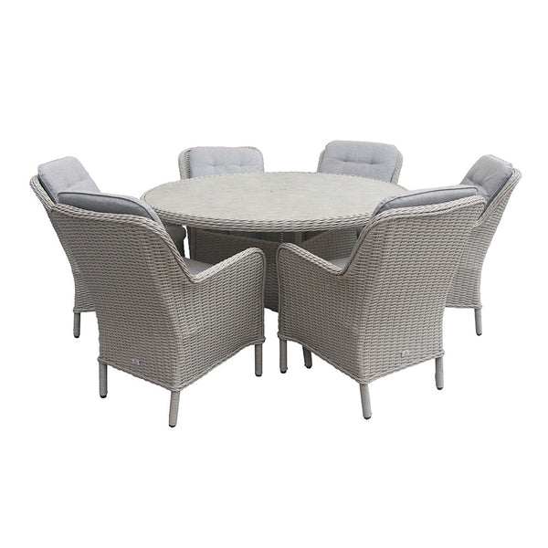 Orchard Life Victoria 6 Seat Dining Set with 140cm Round Table