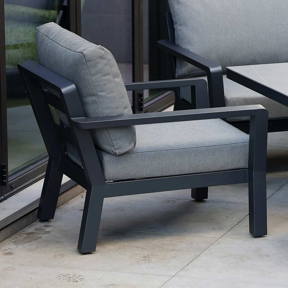 Supremo Como 6-Seat Garden Lounge Set with Height Adjustable Table image 0
