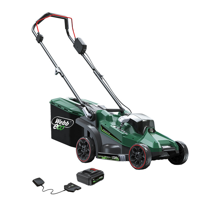 Webb Eco 33cm / 13" 20V Cordless Rotary Lawnmower image 0