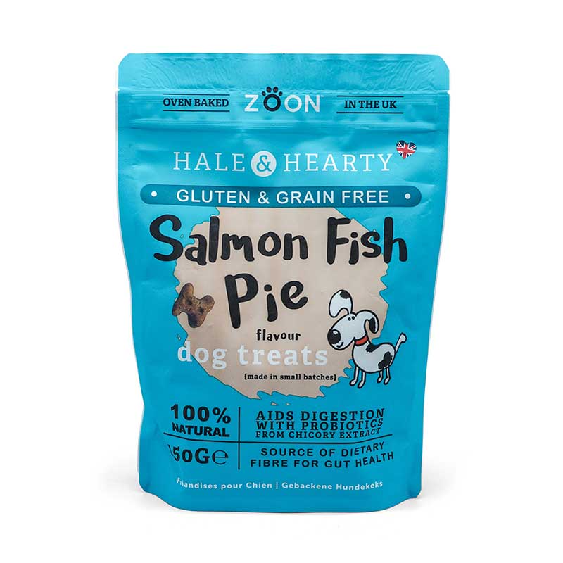 Zoon Hale & Hearty Salmon Fish Pie flavour dog treats image 0