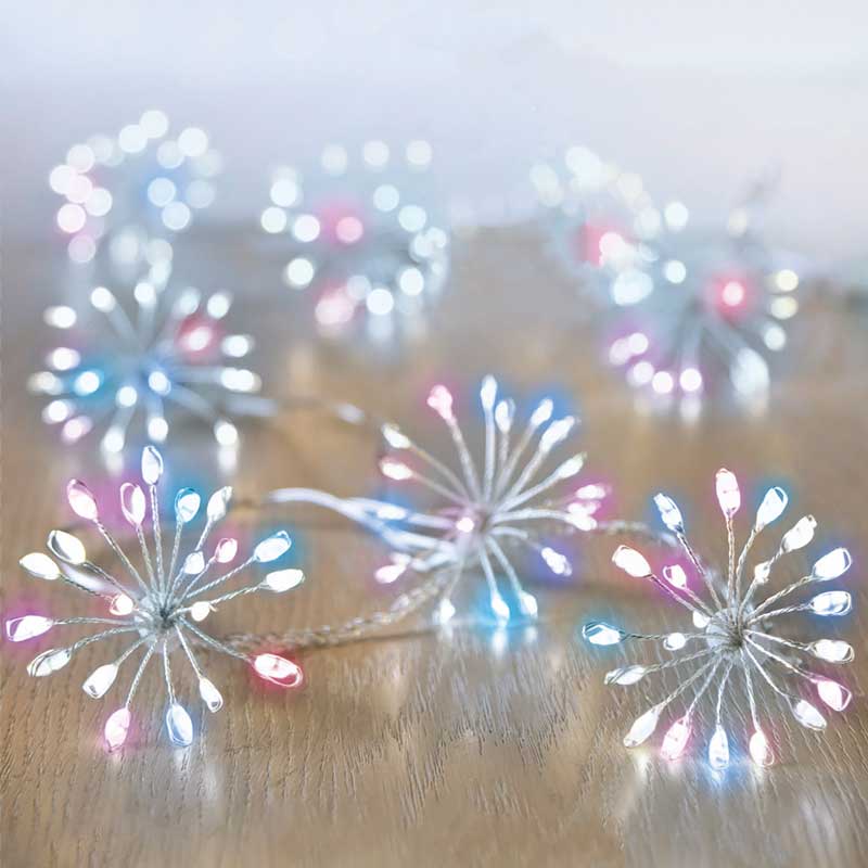 Premier Multi-Action LED ULTRABRIGHTS STARBURST with Timer - Rainbow image 0