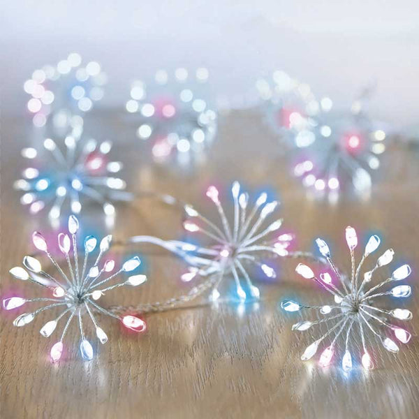 Premier Multi-Action LED ULTRABRIGHTS STARBURST with Timer - Rainbow image 0
