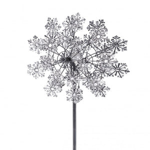 Jonart Design Winters Snowflake Illuminated Wind Spinner image 3