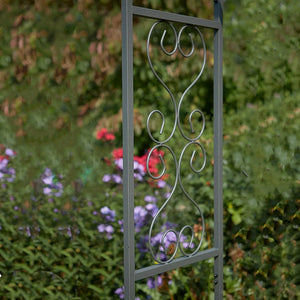 Tom Chambers Eden Garden Arch, Pewter image 1