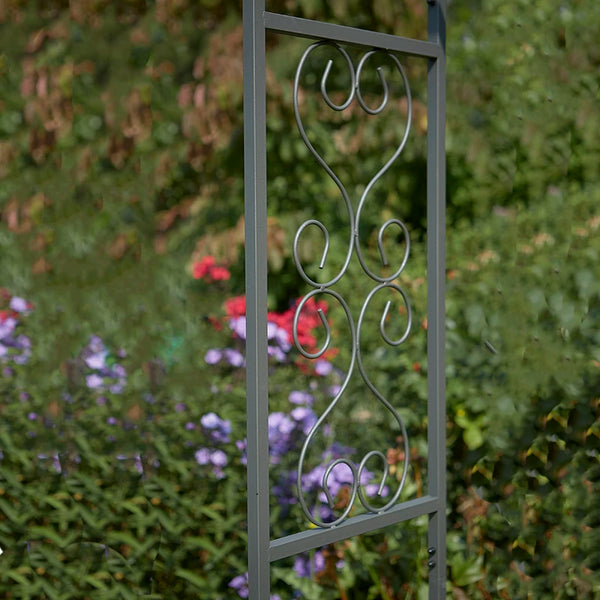 Tom Chambers Eden Garden Arch, Pewter image 1