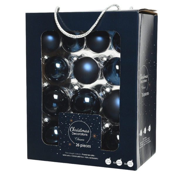 Decoris Glass Bauble Mix (Pack of 26) image 3