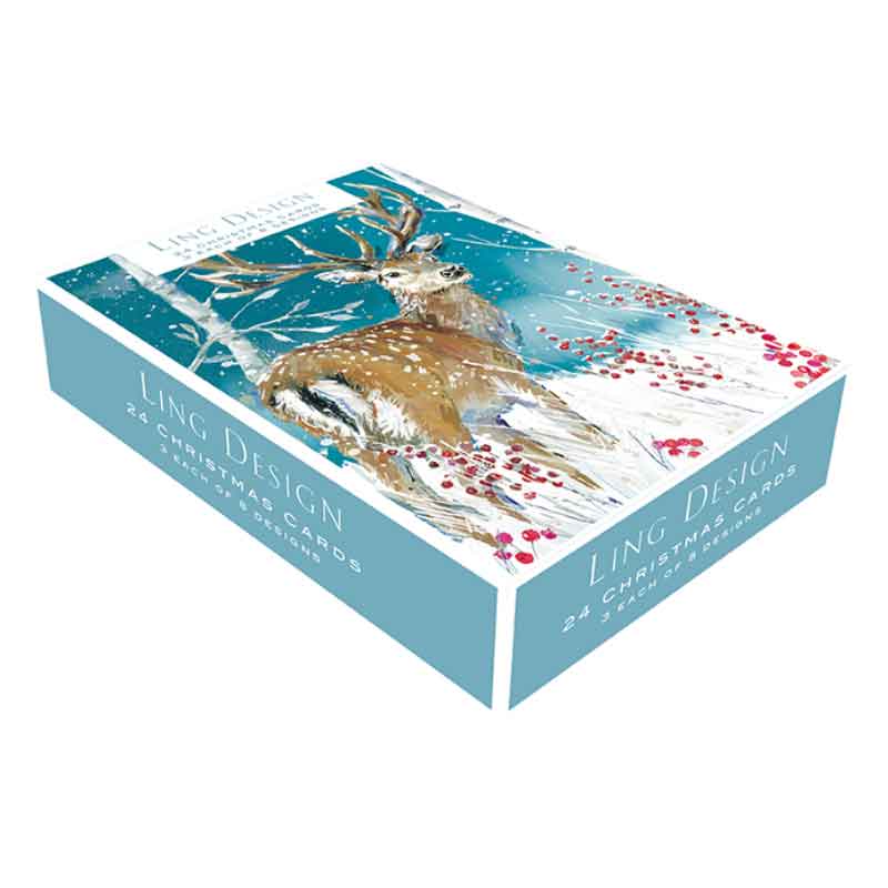 Ling Design Big Value Box - Winter Wildlife (Pack of 24) image 0