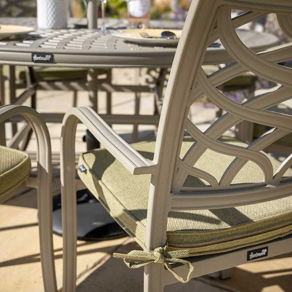 Hartman Buxton 6 Seat Round Dining Set, with 2.5m Parasol &amp; Base image 2