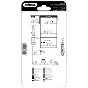 Hozelock 13mm Flow Control Valve (Pack of 2) image 3