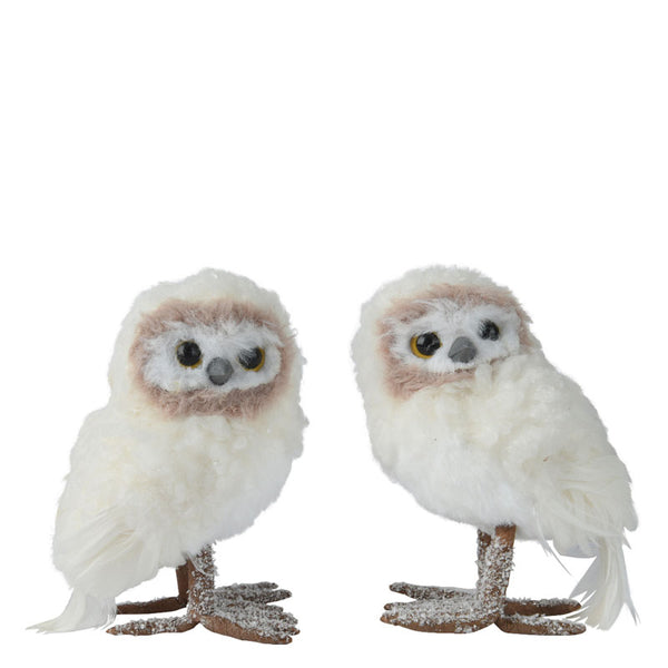 Decoris Faux Fur Owl (Assorted Designs) image 2