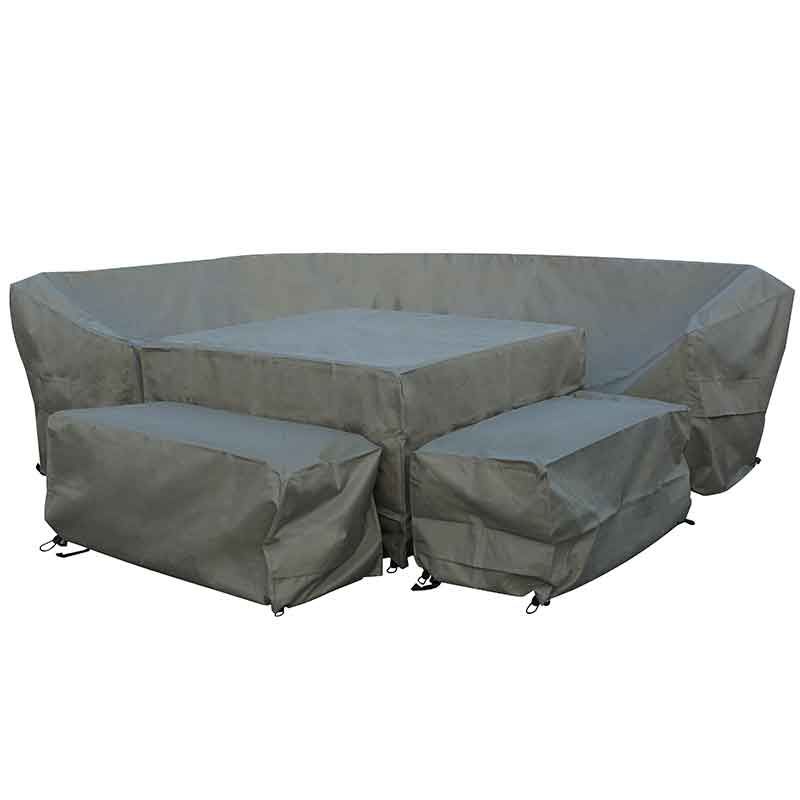 Bramblecrest Covers for Rattan Curved Corner Sofa Set image 0