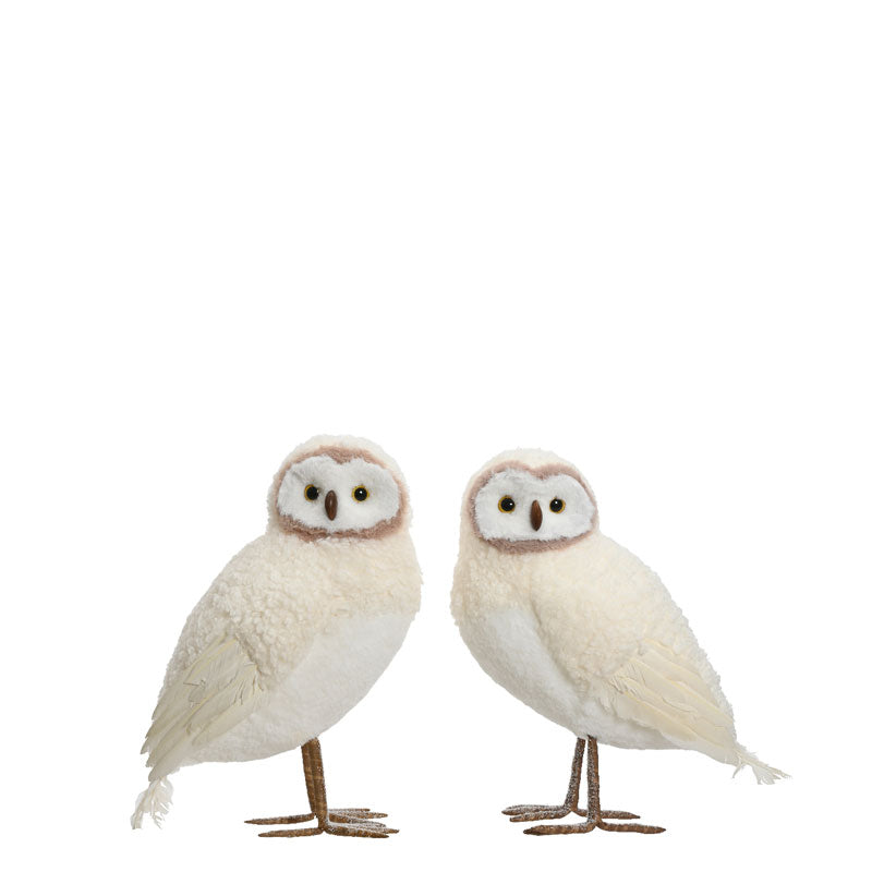 Decoris Faux Fur Owl (Assorted Designs) image 0