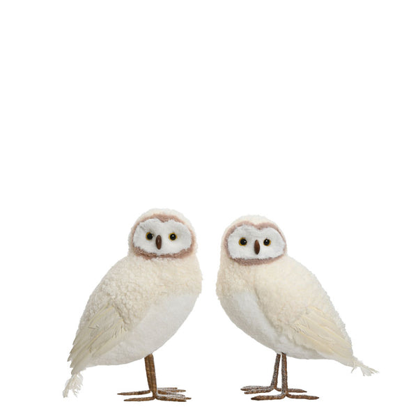 Decoris Faux Fur Owl (Assorted Designs) image 1