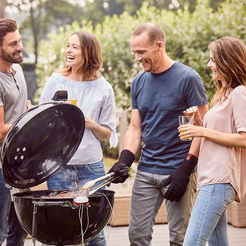 Weber Master-Touch GBS Premium E-5775 Charcoal Barbecue, 57cm (Black) image 0