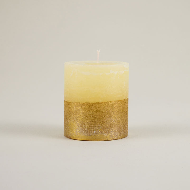 St Eval Inspiritus Gold Half Dipped Candle image 0